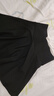 半身裙女夏季遮臀防走光休閑瑜伽服罩裙跑步訓(xùn)練速干運(yùn)動(dòng)健身短裙 黑色 -運(yùn)動(dòng)速干短裙 XL （120-140斤） 曬單實(shí)拍圖