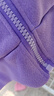 皮爾卡丹（PIERRE CARDIN）今年流行女裝2025年開春新款輕薄洋氣慵懶風(fēng)黃色連帽衛(wèi)衣外套上衣 7086#紫色 2XL 【建議130-145斤】 曬單實(shí)拍圖