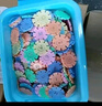 艾福兒400片雪花片兒童積木拼插玩具男孩女孩2-6歲男女孩生日禮物 曬單實拍圖