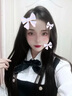 麓格立 連衣裙女春秋新款學(xué)院風(fēng)假兩件長(cháng)袖連衣裙純欲高級收腰顯瘦A字裙 蝴蝶絲帶連衣裙M【建議95-105斤】 曬單實(shí)拍圖