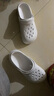 卡駱馳（crocs）經(jīng)典云朵Clog女沙灘洞洞鞋涼拖鞋206750 206750-100  38  曬單實(shí)拍圖