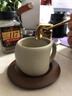 滿弓高檔咖啡杯帶勺咖啡杯套裝精致拿鐵杯復(fù)古粗陶小眾陶瓷馬克杯帶勺 彎月咖啡杯碟220ml+咖啡勺 曬單實(shí)拍圖