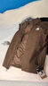 北面（The North Face）羽絨三合一沖鋒衣男550蓬鵝絨內膽戶(hù)外百搭防水保暖上新|88RK 1OI/煙熏棕 L /175 曬單實(shí)拍圖