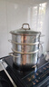 onlycook304不銹鋼蒸籠 蒸屜蒸架蒸盤蒸格 182022cm食品級蒸鍋屜-20cm 曬單實(shí)拍圖