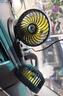 智國(guó)者車載電風(fēng)扇usb散熱24v12v大風(fēng)力強(qiáng)風(fēng)轎車大貨車專用雙頭靜音降溫 曬單實(shí)拍圖