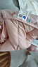 迷你巴拉【三防】男童女童羽絨服寶寶冬季保暖舒適連帽外套 紅黃色調00363 150 cm 曬單實(shí)拍圖