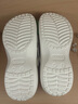 卡駱馳（crocs）經(jīng)典云朵Clog女沙灘洞洞鞋涼拖鞋206750 206750-100  38  曬單實(shí)拍圖