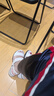 愛步（ECCO）女士涼鞋 夏季一字帶粗跟涼鞋時(shí)尚舒適 雕塑222763 黑色22276301001 39 (245mm) 曬單實(shí)拍圖