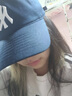 MLB韓國(guó)帽子男女款運(yùn)動(dòng)防曬鴨舌帽ny洋基隊(duì)棒球帽LA遮陽(yáng)帽cp77/66 大標(biāo)藏青色NY/cp66 曬單實(shí)拍圖