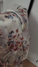 帕羅（PALUOPO）2025春季真絲短外套女 桑蠶絲彈力緞 繁花印花碎花立領(lǐng)棒球衫外衣 花色 2XL (175/96A) 曬單實(shí)拍圖