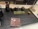 石匠家天然烏金石茶盤功夫茶具套裝家用整套全自動(dòng)上水一體辦公石頭茶臺(tái) 蘇窗款85*45*3CM【黑陶套裝】 曬單實(shí)拍圖