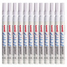 三菱（uni）PX-21 小字油漆筆 0.8-1.2mm工業(yè)記號(hào)筆物流筆（可用于汽車(chē)補(bǔ)漆）白色12支裝 曬單實(shí)拍圖