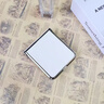 魔巖適用華為P50pocket手機殼真皮折疊屏pocket s保護套pocket2防摔硬殼簡約女 華為pocket2【優(yōu)雅白】電鍍真皮 曬單實拍圖