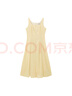 太平鳥女裝連衣裙無袖方領(lǐng)女夏法式A字吊帶裙長(zhǎng)款簡(jiǎn)約 洋甘菊 L 曬單實(shí)拍圖