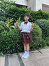 衣諾坊女童白襯衫短袖夏款兒童白T恤小學(xué)生襯衣大合唱班服六一演出禮服 曬單實拍圖
