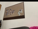 林雷毛氈墻貼白板自粘照片展示墻免打孔背景白板留言板展示板公告欄宣傳板 曬單實(shí)拍圖