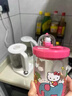 凱蒂貓（hellokitty）旋轉(zhuǎn)玻璃杯女高顏值大容量吸管杯透明便攜2025新款 凱蒂貓旋轉(zhuǎn)水杯-耐高溫(破損包賠 曬單實拍圖