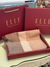 ELLE【禮盒裝】純羊毛圍巾秋冬季女保暖披肩媽媽生日送長(cháng)輩禮物中秋節 曬單實(shí)拍圖
