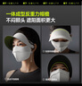 蕉下（beneunder）防暴曬臉基尼女帽檐全臉防曬面罩防曬口罩深花灰 曬單實拍圖
