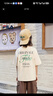 FILA KIDSx原田治聯(lián)名系列斐樂兒童童裝短袖T恤2025年夏新男大童 云苓杏-LK 165 曬單實拍圖