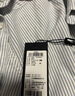 NAUTICA TAILORED【100%純棉】長袖襯衫男春季商務(wù)通勤條紋正裝襯衣藍(lán)條43 曬單實拍圖