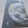 古部成人拼圖1000片月球星空宇宙白卡絲絨拼圖家居裝飾生日禮物禮品 曬單實(shí)拍圖