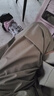 黛姿茹冰絲七分裙褲女夏季薄款2025新款山本涼涼褲小個(gè)子八分棉麻闊腿褲 淺卡其色 L (28) (推薦105-115斤) 曬單實(shí)拍圖