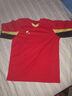 卡爾美（KELME）新款足球服青少年透氣吸汗學(xué)生比賽隊(duì)服球衣空板可定制 紅色 140CM 曬單實(shí)拍圖