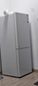 海爾（Haier）178升兩門(mén)雙開(kāi)門(mén)小戶(hù)型家用電冰箱節能省電白色迷你宿舍出租房BCD-178LHC2E0WV 曬單實(shí)拍圖