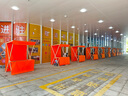 游復吟市集木架攤位擺攤車架戶外商用折疊架子夜市陳列展示架可定制logo 1.5米平頂款黃色不含印刷 曬單實拍圖