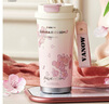 Vanow純鈦咖啡杯女生高檔畢業(yè)送女老師禮物高顏值吸管保溫杯便攜水杯子 曬單實(shí)拍圖