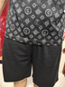 卡賓（CABBEEN）【涼感】華夫格休閑短褲男2024夏新款寬松運(yùn)動(dòng)褲子百 煤黑色01 2XL /185/54 曬單實(shí)拍圖