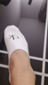 Calvin KleinJeans25男士簡(jiǎn)約ck字母提花微彈休閑百搭運動(dòng)船襪禮物L(fēng)S000391 001-太空黑 1雙 均碼 曬單實(shí)拍圖