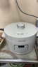 摩飛電器三合一電壓力鍋4升電高壓鍋高壓電飯鍋壓力電飯煲多功能電火鍋大容量家用3-4-5-6個(gè)人 MR8700  【快速高壓燉煮】椰奶白 4L 曬單實(shí)拍圖