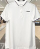 BOSS國內(nèi)現(xiàn)貨2025夏季品男士條紋商務(wù)刺繡POLO衫翻領(lǐng)百搭短袖上衣 白色 S 碼 建議體重80-100斤 曬單實(shí)拍圖