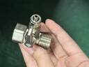 HEWE 全銅凈水器三通接頭專用凈水機(jī)進(jìn)水管三通分水閥4分轉(zhuǎn)2分3分配件 單出水-2分凈水器專用 曬單實(shí)拍圖