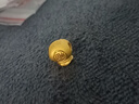 周大生腕美小福袋轉(zhuǎn)運(yùn)珠果凍琺瑯足金手鏈七夕送女友禮物 吉多多 1.05g 曬單實(shí)拍圖