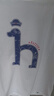 哈吉斯（HAZZYS）女裝 夏款女士大狗圖案圓領(lǐng)T恤衫女ASTSE0BBE52 米黃色OW XL (170/92A 42) 曬單實拍圖