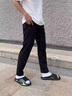 JCZS德國品牌兒童拖鞋男童夏季室內(nèi)家居大童小孩防滑外穿運動踩屎感涼 【黑綠】 38 39 碼(適合37-38碼) 曬單實拍圖