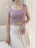 貓人體考專(zhuān)用內衣女初中高中大學(xué)生跑步運動(dòng)防震背心青少年發(fā)育期文胸 深紫色【體考專(zhuān)用 運動(dòng)防震】 L 【36/80建議105-125斤】 曬單實(shí)拍圖