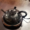 全度煮茶壺花茶壺套裝英式泡茶壺茶具加厚耐熱玻璃北歐風(fēng)格輕奢養(yǎng)生壺 小坐圓形底座+灰財鼠壺500ml2件 曬單實拍圖