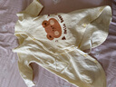 貝瑞加（Babyprints）新生兒連體衣2件裝嬰兒蝴蝶衣剛出生男女寶寶家居內(nèi)衣護(hù)肚爬服52 曬單實(shí)拍圖