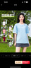 班尼路（Baleno）短袖T恤女2026夏季新款撞色寬松純棉多巴胺半袖質(zhì)感顯瘦打底衫女 曬單實(shí)拍圖
