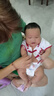 儷韻小屋（Li Yun HouSe）幼兒衣服0到一歲夏天男孩百天寶寶夏裝一歲男孩衣服周歲禮服男 酒紅色 80 建議身高75cm左右體重15-18斤 曬單實(shí)拍圖