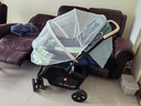 JCZS嬰兒車(chē)蚊帳全罩式通用寶寶推車(chē)專(zhuān)用手推車(chē)防蚊罩兒童防蚊紗罩夏天 騎士黑-經(jīng)典綁帶款-雙拉鏈帶支架 曬單實(shí)拍圖
