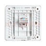西門子（SIEMENS）插座面板 10A斜五孔插座 電源插座 致典雅白色5UB14183NC012P 曬單實(shí)拍圖