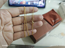 周生生  足金花十字扣圈黃金項鏈女款素鏈 06435N計價 45厘米 - 5.4克(含工費130元) 曬單實拍圖