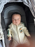 G.DUCKKIDS小黃鴨童裝新生嬰兒衣服男寶寶連體衣春秋純棉外出服哈衣薄款春裝 米黃色 偏小 90cm (建議80- 1-2周歲） 曬單實拍圖