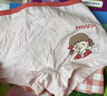 尼多熊兒童內(nèi)褲女中大童A類平角純棉嬰兒不夾pp透氣舒適四角短褲 S碼 曬單實(shí)拍圖