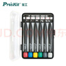 寶工（Pro'sKit）8PK-2061彩頭螺絲刀套裝鐘表起子組精密套裝十字一字6支組 曬單實拍圖
